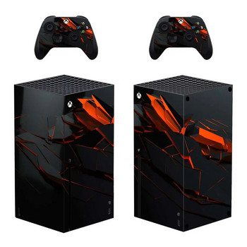 Red Style Xbox Series X Skin Sticker for Console & 2 Controllers Decal Vinyl Protective Skins Style 1