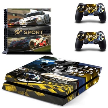 GT Sport PS4 Stickers Play station 4 Skin Sticker Decals for PlayStation 4 PS4 Console & Controller Skins Vinyl