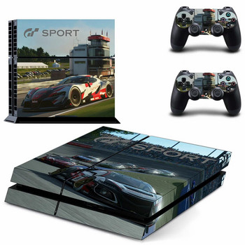 GT Sport PS4 Stickers Play station 4 Skin Sticker Decals for PlayStation 4 PS4 Console & Controller Skins Vinyl