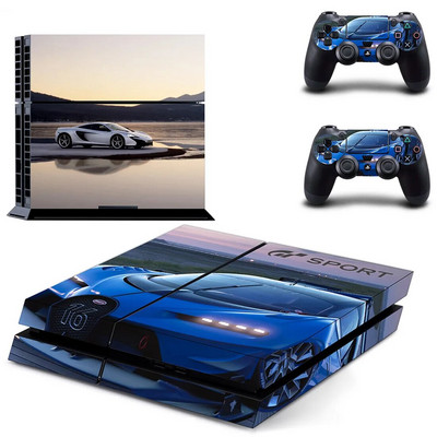 GT Sport PS4 Stickers Play station 4 Skin Sticker Decals for PlayStation 4 PS4 Console & Controller Skins Vinyl