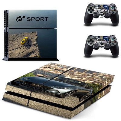 GT Sport PS4 Stickers Play station 4 Skin Sticker Decals for PlayStation 4 PS4 Console & Controller Skins Vinyl