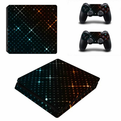Starry Sky Planet PS4 Slim Sticker Play station 4 Skin Sticker Decals for PlayStation 4 PS4 Slim Console & Controller Skin Vinyl