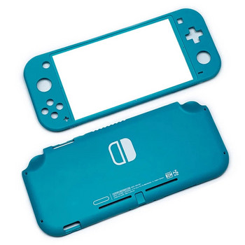 Ανταλλακτική πλαστική θήκη & κουμπιά κελύφους για κονσόλα Nintendo Switch Lite Μπροστινό πίσω κάλυμμα πρόσοψης - Γκρι
