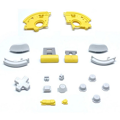 Ανταλλακτική πλαστική θήκη & κουμπιά κελύφους για κονσόλα Nintendo Switch Lite Μπροστινό πίσω κάλυμμα πρόσοψης - Γκρι