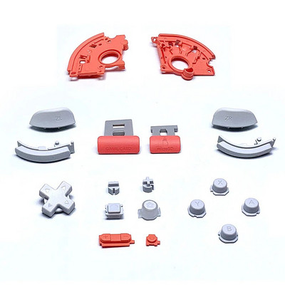 Ανταλλακτική πλαστική θήκη & κουμπιά κελύφους για κονσόλα Nintendo Switch Lite Μπροστινό πίσω κάλυμμα πρόσοψης - Γκρι