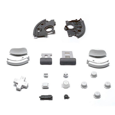 Ανταλλακτική πλαστική θήκη & κουμπιά κελύφους για κονσόλα Nintendo Switch Lite Μπροστινό πίσω κάλυμμα πρόσοψης - Γκρι