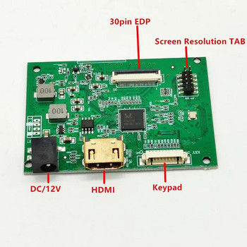 30-пинов LCD контролер на драйверната платка 1HDMI Работи за разделителна способност на екрана 1920*1200 1920*1080 1600*900 1366*768 1280*800 EDP LCD панел