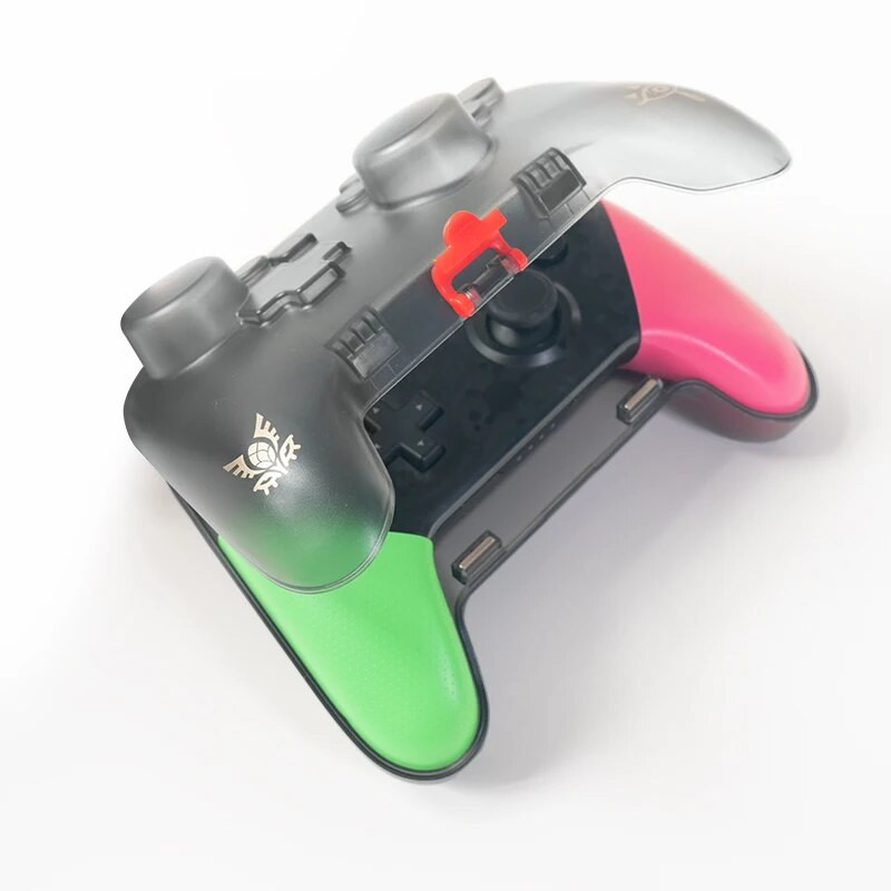 Nintendo Switch Pro kontrolierim Aizsargmaciņa Caurspīdīgs caurspīdīgs kristāla vāciņš Kontrolleris Rokturis Korpuss ar uzlādes portu