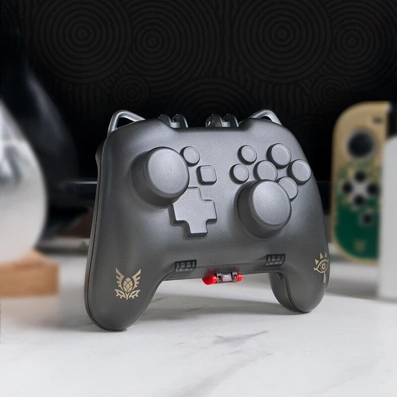 Nintendo Switch Pro kontrolierim Aizsargmaciņa Caurspīdīgs caurspīdīgs kristāla vāciņš Kontrolleris Rokturis Korpuss ar uzlādes portu