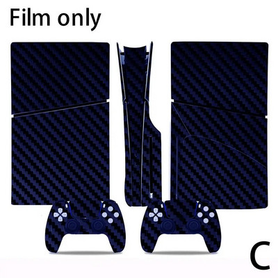 Pentru PS5 SLIM STICKERS Consolă și 2 controlere Autocolant de piele Design geometrie Decal de protecție Husă detașabilă