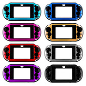 Προστατευτικό περίβλημα δέρματος κάλυμμα μεταλλικής σκληρής θήκης αλουμινίου OSTENT για χειριστήριο Sony PS Vita PSV 2000 για αξεσουάρ PS Vita 2000