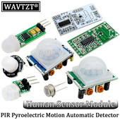 HC-SR501 HC-SR505 AM312 SR602 RCWL-0516 HW-MS03 IR-püroelektrilise infrapuna mini-PIR-mooduli reguleerimine Liikumisanduri detektori moodul
