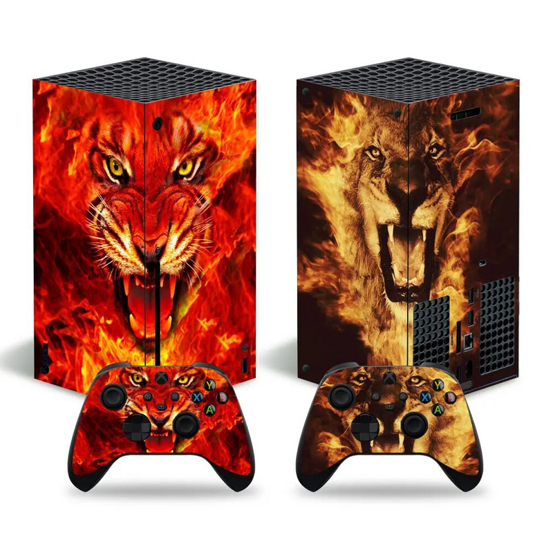 Xbox Series X konsooli ja 2 kontrolleri jaoks Skin Sticker Killer Vinüül Decal Cover täiskomplekt Xbox Series X