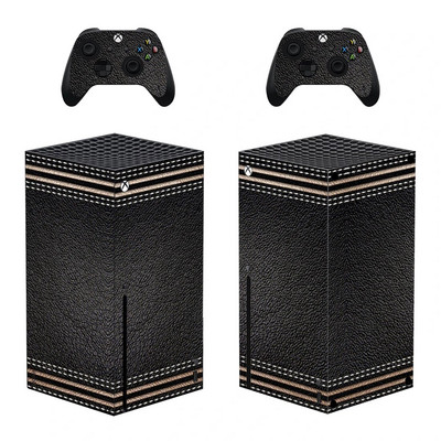 Vintage Business Black Style Xbox Series X Skin αυτοκόλλητο για κονσόλα & 2 χειριστήρια Decal Vinyl Protective Skins Style 1