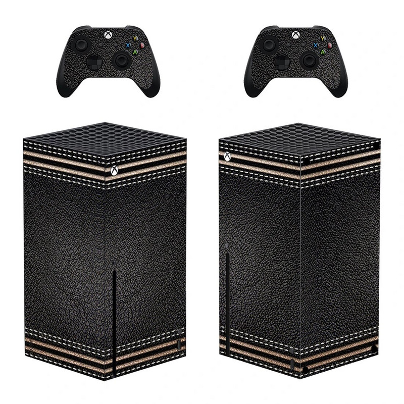 Vintage Business Black Style Xbox Series X Skin αυτοκόλλητο για κονσόλα & 2 χειριστήρια Decal Vinyl Protective Skins Style 1