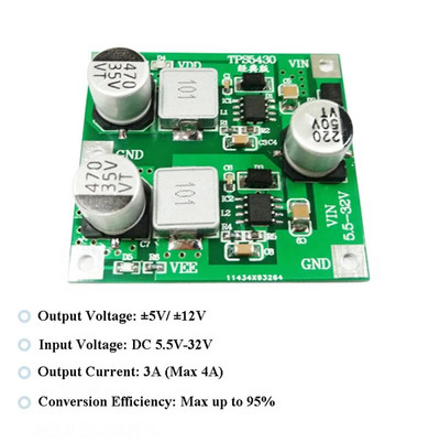 TPS5430 Modul de alimentare cu comutare cu dublă tensiune pozitivă negativă ±5V ±12V ieșire