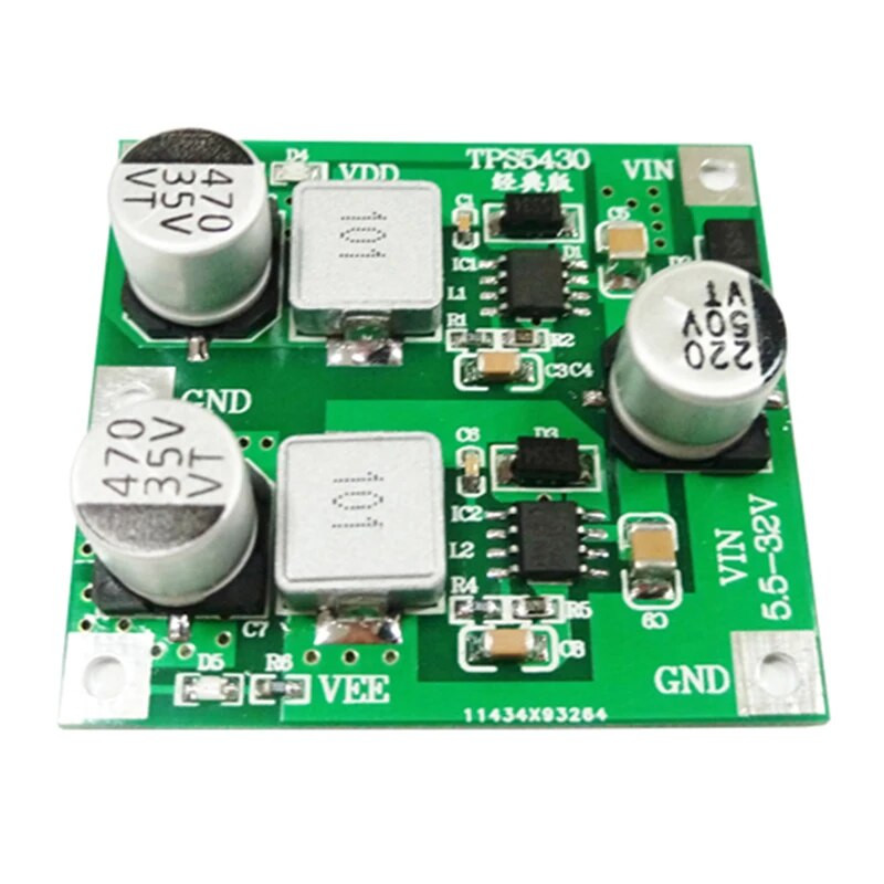 TPS5430 Θετική αρνητική μονάδα τροφοδοτικού μεταγωγής διπλής τάσης ±5V ±12V Έξοδος