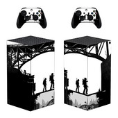Το τελευταίο Style Xbox Series X Skin Sticker for Console & 2 Controllers Decal Vinyl Protective Skins Style 1