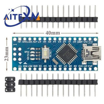 Mini / Type-C / Micro USB Nano 3.0 Με τον ελεγκτή Nano συμβατός με bootloader για πρόγραμμα οδήγησης USB 16Mhz arduino CH340 ATMEGA328P