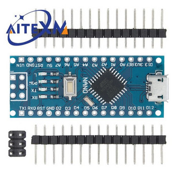 Mini / Type-C / Micro USB Nano 3.0 Με τον ελεγκτή Nano συμβατός με bootloader για πρόγραμμα οδήγησης USB 16Mhz arduino CH340 ATMEGA328P