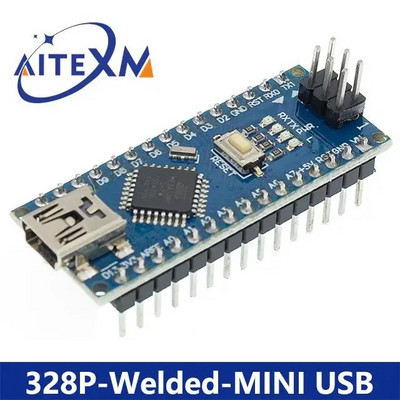 Mini / Type-C / Micro USB Nano 3.0 Alglaaduriga ühilduva Nano kontrolleriga arduino CH340 USB draiveri 16Mhz ATMEGA328P jaoks