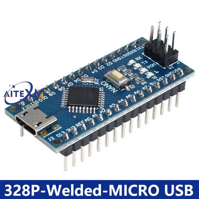 Mini / Type-C / Micro USB Nano 3.0 Alglaaduriga ühilduva Nano kontrolleriga arduino CH340 USB draiveri 16Mhz ATMEGA328P jaoks