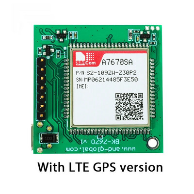 SIMCOM A7670SA 4G Cat 1 ar GSM GPS moduli ar izstrādi Core Board A7670SA-FASE A7670SA-LASE TTL divu SIM karšu slots