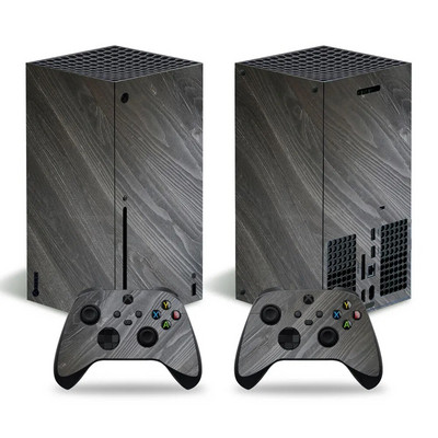 Skin Sticker Marble Texture Cover Wrap Vinyl Full Set Συμβατό με κονσόλα X-box Series X και 2 χειριστήρια