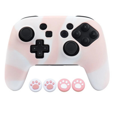 Προστατευτικό κάλυμμα ελέγχου πυριτίου για Switch Pro Joystick Controller Skin Case Αξεσουάρ Video Gampad