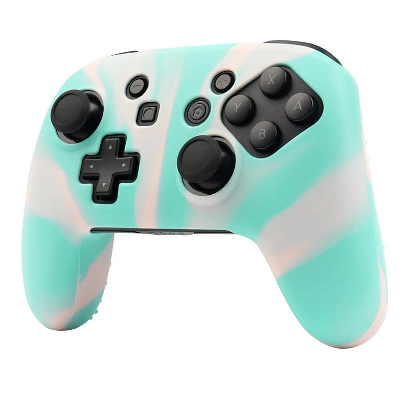 Προστατευτικό κάλυμμα ελέγχου πυριτίου για Switch Pro Joystick Controller Skin Case Αξεσουάρ Video Gampad