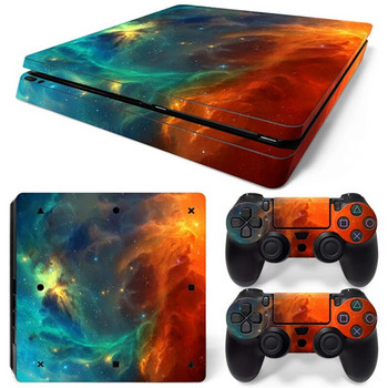 Starry Night 0645 PS4 Slim Skin Sticker Decal Cover за ps4 slim Console и 2 Controllers skin Винилов тънък стикер Decal