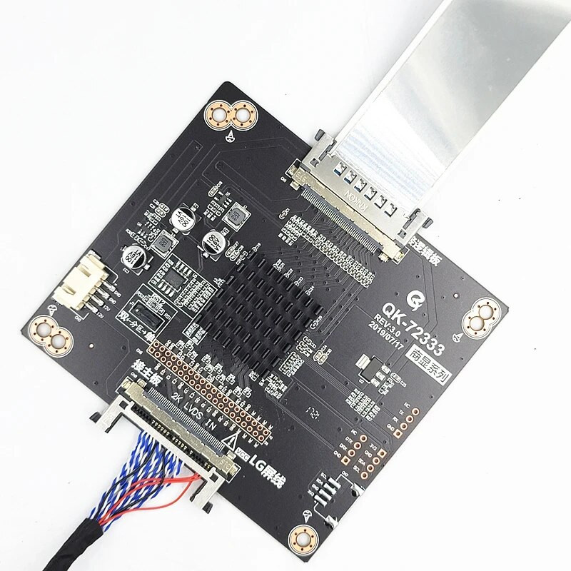 2K NA 4K PRILAGOĐENA PLOČA PODRŠKA 2K ZASLON TESTERA ZA TESTIRANJE 4K OPEN CELL LVDS na vb1 QK-72333