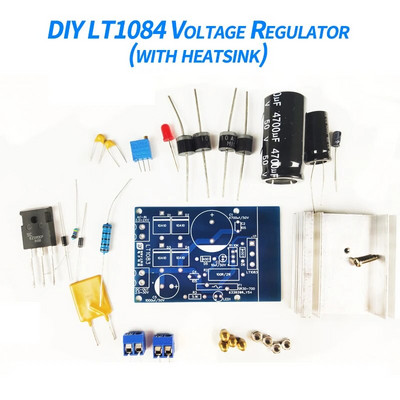 LT1084 Κιτ DIY ρυθμιστή τάσης μονάδας ρυθμιζόμενης ρυθμιζόμενης μονάδας τροφοδοτικού για εναλλαγή τροφοδοσίας Φόρτιση μπαταρίας