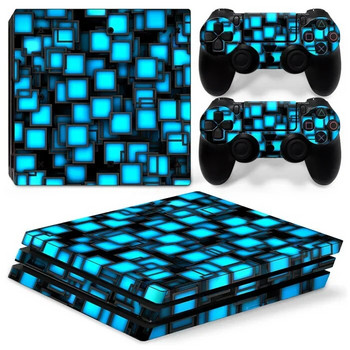За PS4 Pro Console + 2 контролера Decal Sticker Skin Sticker за Sony Playstation 4 Pro Game Accessories