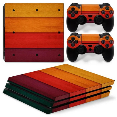 За PS4 Pro Console + 2 контролера Decal Sticker Skin Sticker за Sony Playstation 4 Pro Game Accessories