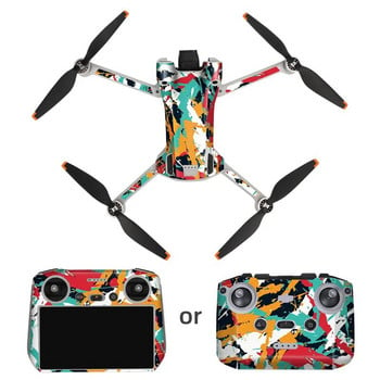 για DJI MINI 3 PRO PVC αυτοκόλλητο Drone Body Remote Control Skin Stickers Protective Film RC-N1/DJI RC Drone Accessories