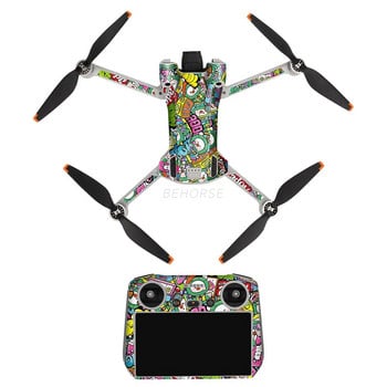 Για DJI Mini 3 Pro Drone PVC Sticker Protective Deluxe Color Skin Protector Cover for DJI RC RC N1 Remote Controller