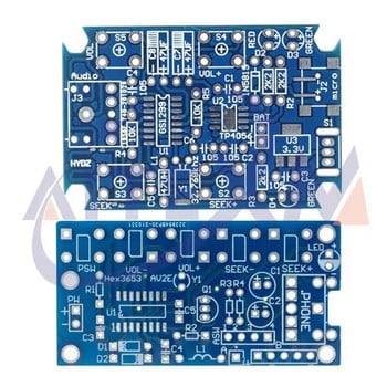 DIY Electronic Kit Ασύρματο στερεοφωνικό FM ραδιοφωνικό δέκτη μονάδα PCB 76MHz-108MHz DC 1,8V-3,6V