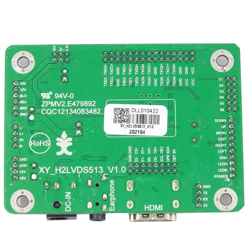 RTD2513V1.0 LVDS upravljačka ploča HDMI u mini ploči besplatnog programa