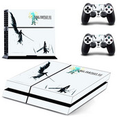 νέο αυτοκόλλητο δέρματος Final Fantasy VII Decal PS4 για Sony Playstation 4 Προστατευτικό φιλμ κονσόλας +2Pcs Controllers 7 μοτίβα