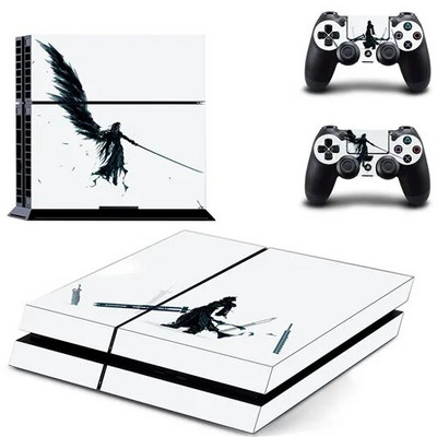 νέο αυτοκόλλητο δέρματος Final Fantasy VII Decal PS4 για Sony Playstation 4 Προστατευτικό φιλμ κονσόλας +2Pcs Controllers 7 μοτίβα