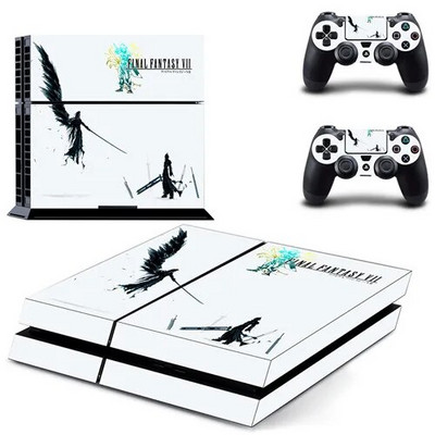 νέο αυτοκόλλητο δέρματος Final Fantasy VII Decal PS4 για Sony Playstation 4 Προστατευτικό φιλμ κονσόλας +2Pcs Controllers 7 μοτίβα