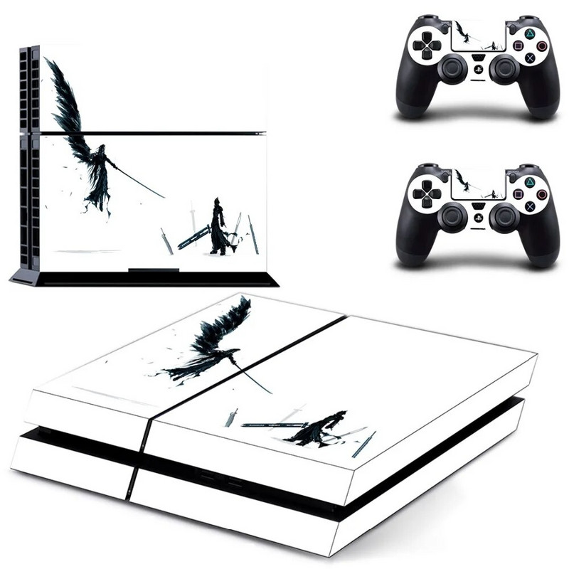 νέο αυτοκόλλητο δέρματος Final Fantasy VII Decal PS4 για Sony Playstation 4 Προστατευτικό φιλμ κονσόλας +2Pcs Controllers 7 μοτίβα