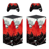 Berserk Guts Xbox Series X nahakleebis Xbox Series X PVC-katted Xbox Series X vinüülkleebiste kaitsekatted 1