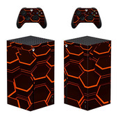 Geomeetria Xbox Series X jaoks mõeldud kleebis Xboxi seeria X PVC-katted Xboxi seeria X vinüülkleebise kaitsekatted 1