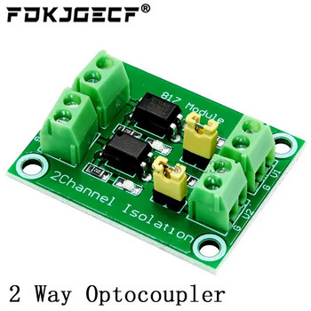 PC817 2 4 8 καναλιών Optocoupler Isolation Board Μονάδα προσαρμογέα μετατροπέα τάσης 3,6-30V Driver Photoelectric Isolated Module