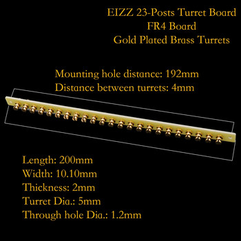 EIZZ High End FR4 Turret Board Tag Strip Terminal Lug Board For Vintage Hifi Tube Amplifier Guitar AMP DIY Project