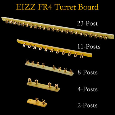 EIZZ High End FR4 Turret Board Tag Strip Terminal Lug Board For Vintage Hifi Tube Amplifier Guitar AMP DIY Project