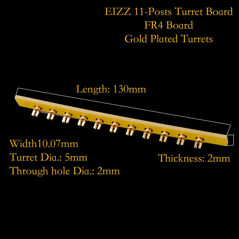 EIZZ High End FR4 turret tahvli sildiriba klemmliistu plaat vanaaegse hifi toruvõimendi kitarri AMP DIY projekti jaoks