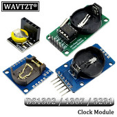 DS3231 AT24C32 IIC modulis DS1302 tikslumo laikrodžio modulis DS1307 atminties modulio mini modulis realiuoju laiku 3,3 V / 5 V, skirtas Raspberry Pi